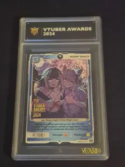 VCard TCG Vtuber Awards 2024 Promo Card - Womp Snack 9 Slabbed - Image 1