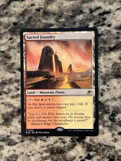 MTG - Sacred Foundry 0256 - Edge of Eternities NM/M Condition - Image 1