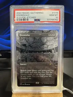 PSA 9-10 Junji Ito Secret Lair Foil Etched English MTG Full Set - Image 4