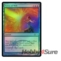 Foil Force Of Will (judge) M/NM Magic: The Gathering MTG Promo: Judge - Image 1