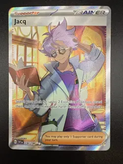 Pokemon TCG Trainer Jacq 236/198 Secret SV Base Set Ultra Rare Holo, NM - Image 3