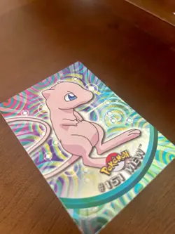 Pokemon Topps Holo foil Mew #151 TV Set Card - Blue Box -Near Mint or Mint - Image 4