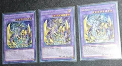 🔥 YUGIOH Dark Magician The Knight Of Dragon Magic BLMR-EN001 SECRET RARE NM X3 - Image 1