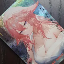 Goddess Story Hot Spring YAE MIKO Pink Fox Waifu Genshin Impact ACG Card C451 - Image 3