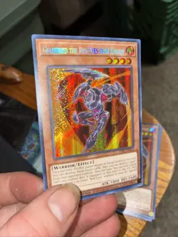 YUGIOH GEARFRIED THE RED-EYES IRON KNIGHT SECRET RARE NEAR MINT LDS1-EN011 - Image 4