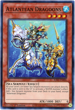 Yugioh! Atlantean Dragoons RA03-EN006 Super Rare 1st Edition NM English - Image 1