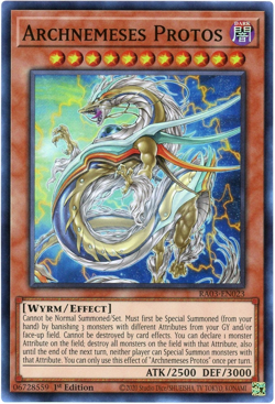 YuGiOh! Archnemeses Protos RA03-EN023 Super Rare 1st Edition NM English - Image 1