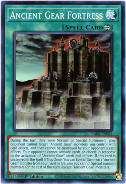 Yugioh! Ancient Gear Fortress - RA03-EN062 - Super Rare NM/M English - Image 1