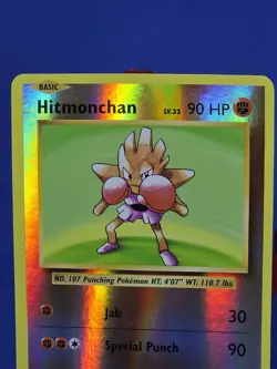 Hitmonchan Reverse Holo 62/108 XY Evolutions Pokemon Card 2016 - Image 3