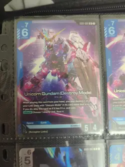 Unicorn Gundam (Destroy Mode) LR GD01-002 Gundam Card Game - Image 1