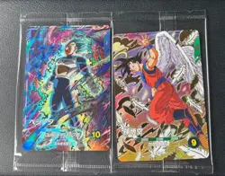 Dragon Ball Super Divers sealed promo card Goku SDVP-020 Vegeta SDVP-021 Japan - Image 1
