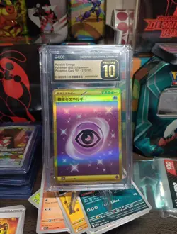 2023 Pokemon TCG Gold Psychic Energy Ultra Rare Card 210/165 Japanese 151 - Image 1