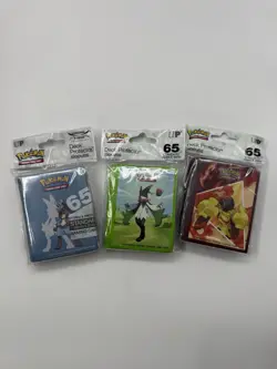 Lot X3 Morning Meadow Gallery Series Card Sleeves Pokemon Ultra Pro 195 Sleeves - Image 1