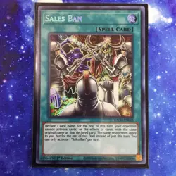 Yu-Gi-Oh! SECRET RARE HOLO CARD SALES BAN BACH-EN063 1ST NM - Image 1