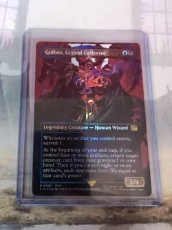 MTG Golbez, Crystal Collector - Borderless Foil - Final Fantasy Universes Beyond - Image 1