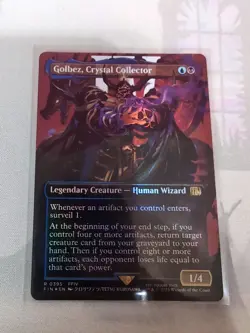 MTG Golbez, Crystal Collector - Borderless Foil - Final Fantasy Universes Beyond - Image 2