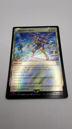 Collective Effort (Surge Foil) #237 (NM) Final Fantasy FIC Magic MTG - Image 1