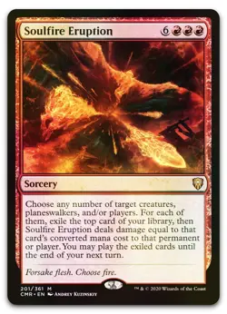 Soulfire Eruption #201 (Foil) (LP) Commander Legends CMR Magic MTG - Image 1