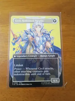 MTG Cecil, Dark Knight Cecil, Redeemed Paladin - Borderless, NM-Mint, English - Image 2