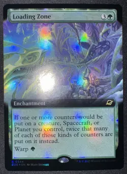 Loading Zone MTG Edge of Eternities 344 Rare Foil Extended Art - Image 1