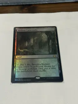 MTG English Verdant Catacombs NM Foil Modern Horizons 2 - Image 1