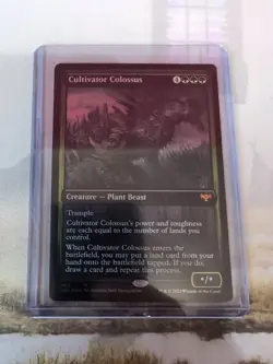 MTG - Cultivator Colossus - Black And White Foil - Innistrad: Double Feature - Image 1