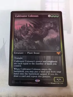 MTG - Cultivator Colossus - Black And White Foil - Innistrad: Double Feature - Image 3