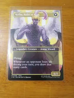 Kefka, Court Mage/Kefka, Ruler of Ruin borderless final fantasy mtg - Image 2