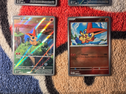 VICTINI Pokemon Black Bolt And White Flare Promo Set!! Poster/Sticker/Victini - Image 3