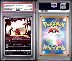 Pokemon Japanese Incandescent Arcana Jynx Full Art 071/068 PSA 10 Gem Mint - Image 3