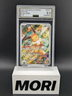 AGS 9.5 MINT+ Eevee #173 Pokemon TCG Black Star Promo Prismatic Evolutions - Image 1