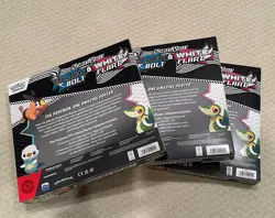 Pokemon TCG Black Bolt and White Flare Unova Poster Collection lot of 3 sealed - Image 2