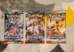 x1 Pokemon TCG Paradox Rift 10 Cards Booster Pack Sealed - Random Art - Image 1