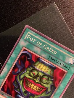 Yugioh Pot of Greed SD1-EN015 Structure Deck: Dragon's Roar 1st Edition MP - Image 4