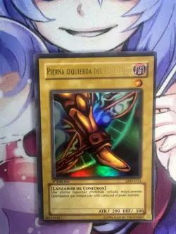 LEFT LEG OF THE FORBIDDEN ONE SPANISH 1ST LOB-121 LDD-S121 LIGHT PLAY YUGIOH - Image 1