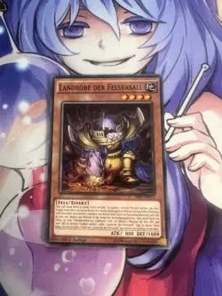 LANDROBE THE ROCK VASSAL GERMAN SR01-EN012 DE012 LIGHT PLAY YUGIOH - Image 1