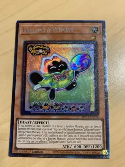 YuGiOh! - Lollipo ⚝ Yummy - (JUSH-EN018) Collector's Rare 1st Edition - Image 1