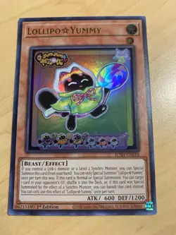 Yugioh! - Lollipo Yummy - (JUSH-EN018) - Ultra Rare 1st Edition - Image 1