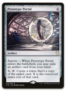 Prototype Portal #216 (LP) Commander 2018 C18 Magic MTG - Image 1