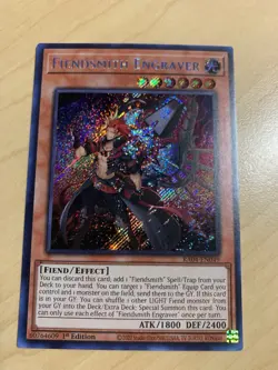 Yugioh! Fiendsmith Engraver -(RA04-EN049)- Secret Rare 1st Edition - Image 1