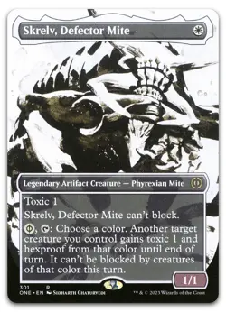 Skrelv, Defector Mite (Showcase) #301 NM Phyrexia All Will Be One ONE Magic MTG - Image 1