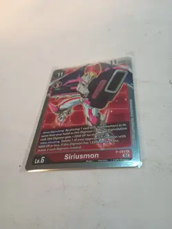 (1) Pre-owned Siriusmon P-088 [Resurgence Booster] Digimon Card Game NM Foil. - Image 1