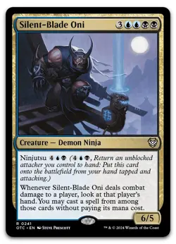 Silent-Blade Oni #241 (NM) Thunder Junction OTC Magic MTG - Image 1