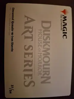 Unwanted Remake Art Card Art Series: Duskmourn: House of Horror Regular - Image 2