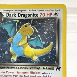 DARK DRAGONITE 5/82 Team Rocket Unlimited Holo Rare Pokemon Card Heavily Played - Image 5