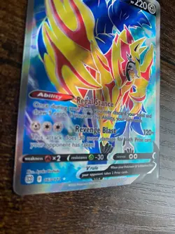 Zamazenta V 163/172 Brilliant Stars Ultra Rare Holo Pokemon TCG Card NM full art - Image 2