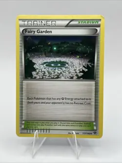 2014 Pokemon TCG Fairy Garden 117/146 Uncommon XY Trainer Stadium Card - Image 1