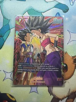 Cabba FB01-007 1st Anniversary Promo Alternate Art Dragon Ball Card Fusion World - Image 1