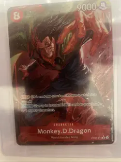 One Piece Card Game Monkey D Dragon OP07-015 Alt Art SR Near Mint - Image 1