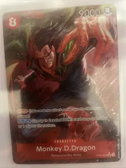 One Piece Card Game Monkey D Dragon OP07-015 Alt Art SR Near Mint - Image 2